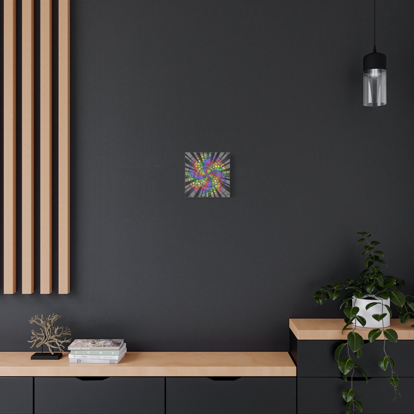 Canvas Print Rainbow Torus Art by Alma Later Art