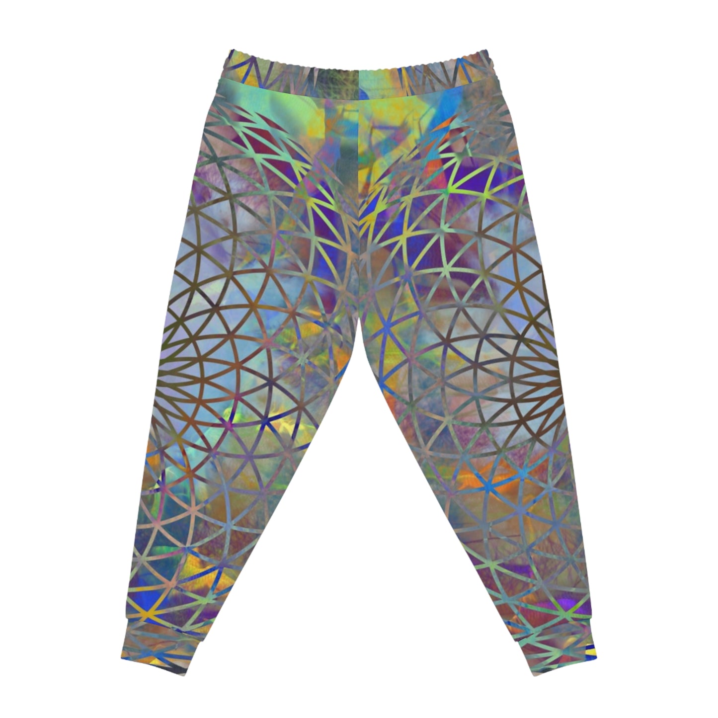 Vibrant Artistic Joggers for Athletic Style, Unisex Sportswear, Festival Fashion, Comfortable Activewear, Unique Gift for Fitness Lovers