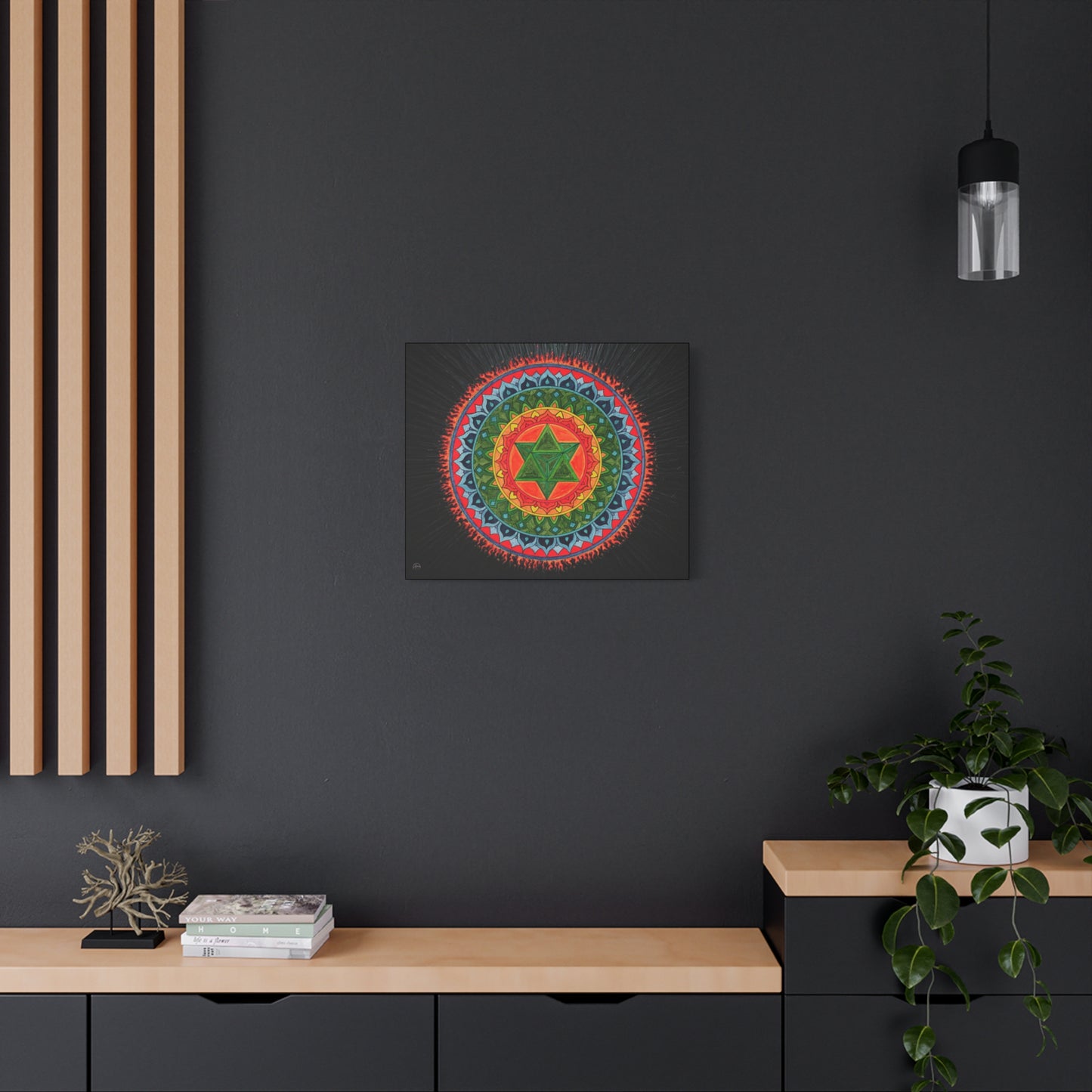 “Lion Heart”  Canvas Art Print by Alma Later Art