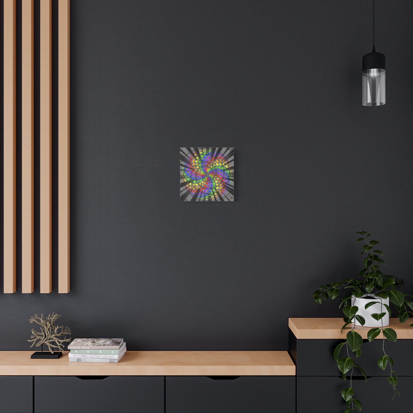 Canvas Print Rainbow Torus Art by Alma Later Art