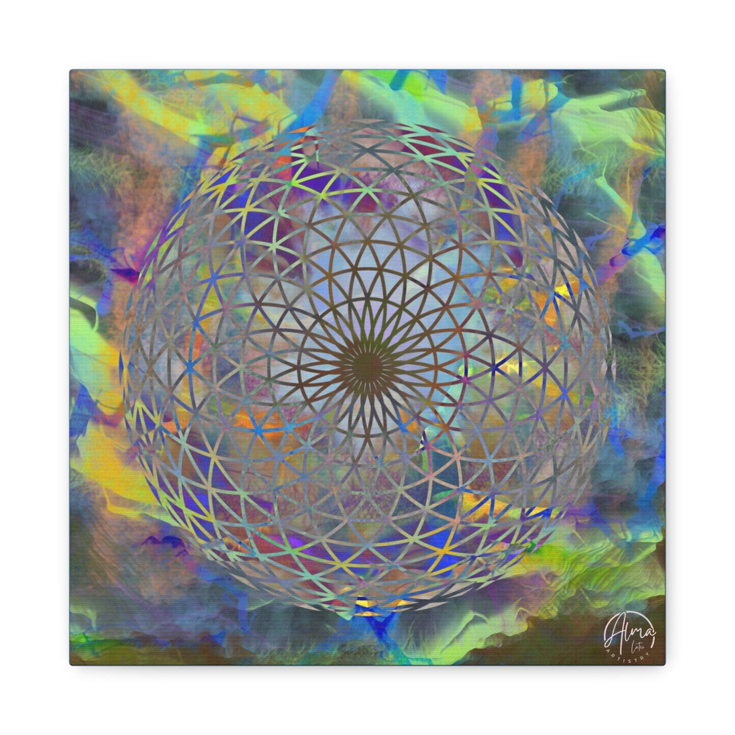Eye of the storm canvas art print by Alma Later Art