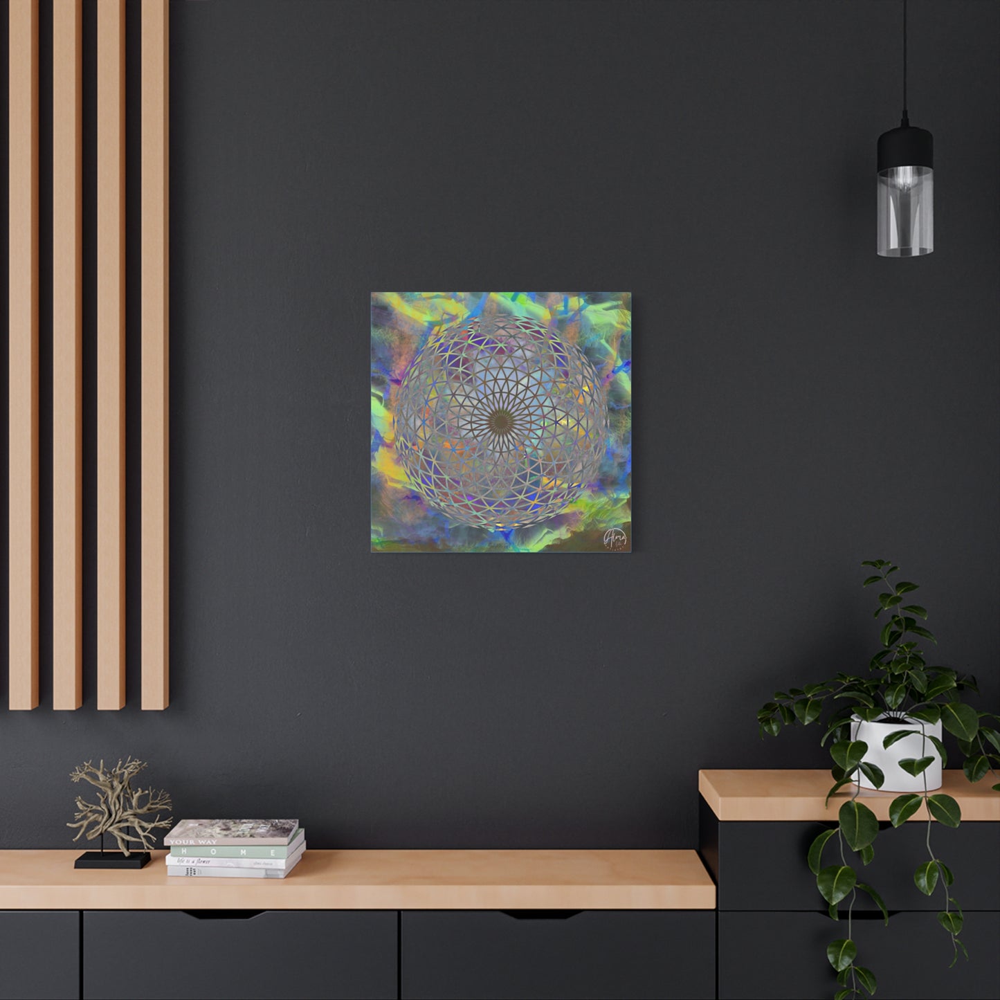 Eye of the storm canvas art print by Alma Later Art