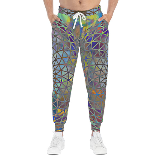 Vibrant Artistic Joggers for Athletic Style, Unisex Sportswear, Festival Fashion, Comfortable Activewear, Unique Gift for Fitness Lovers
