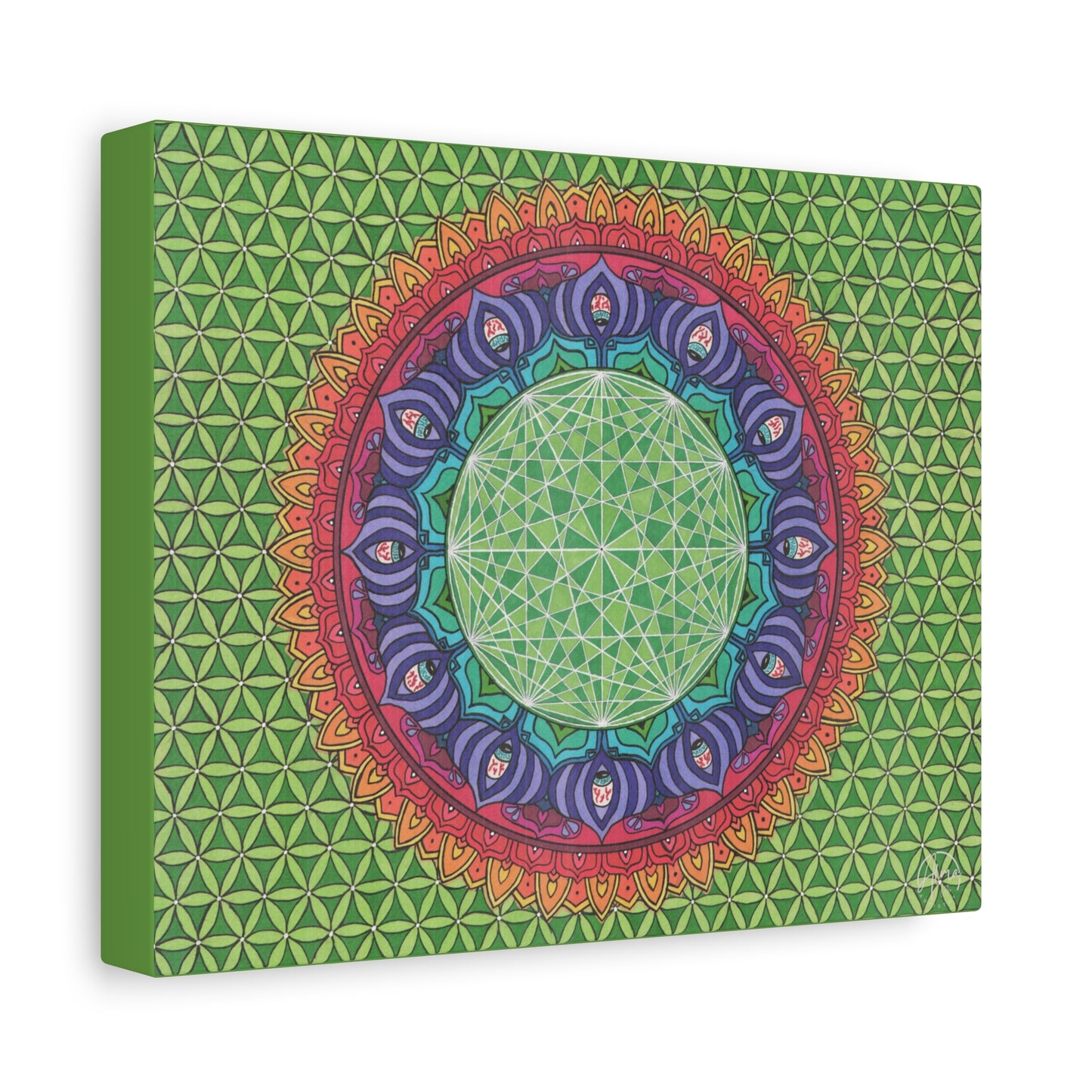 “Be Here Now” Canvas Art by Alma Later Art